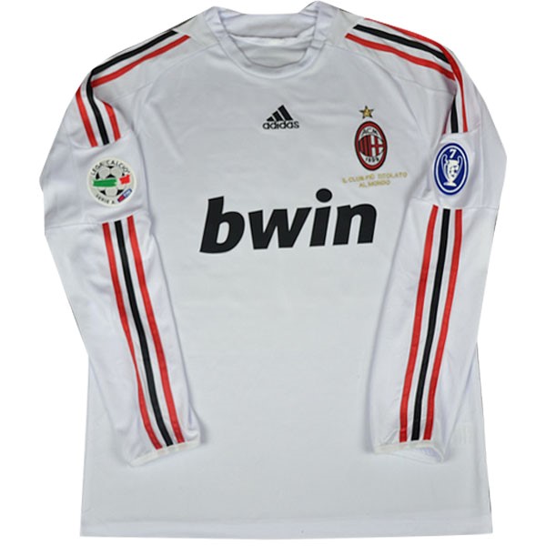 Camiseta Milan Segunda equipo ML Retro 2008-09 Blanco